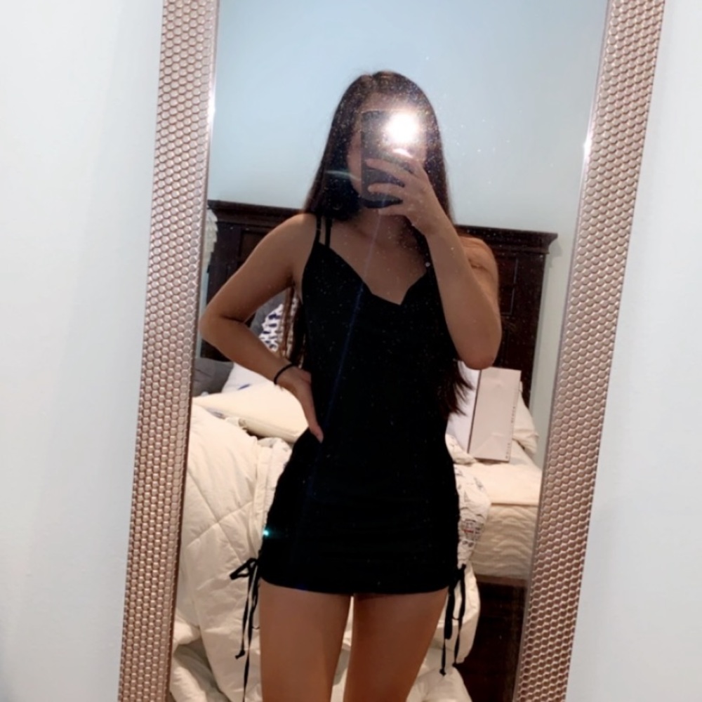 Kendall and Kylie cowl neck mini dress